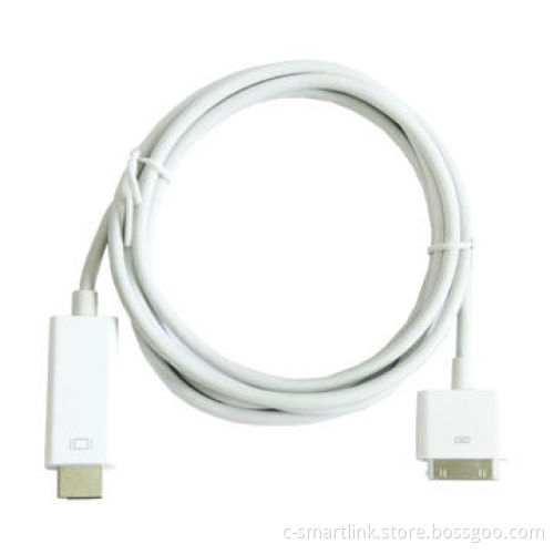 Apple to HDMI 1.8M, Dock 30P Male To HDMI Male 1.8m
